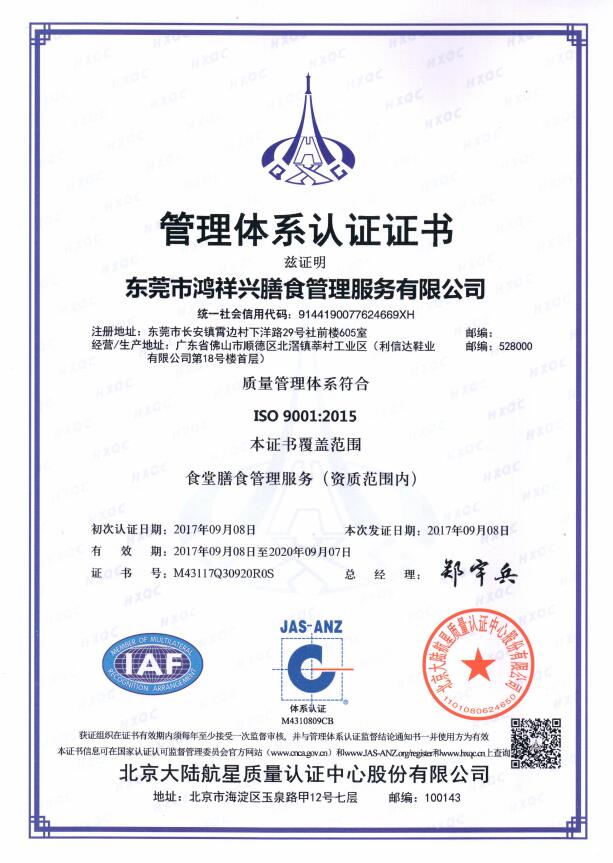 ISO 9001:201